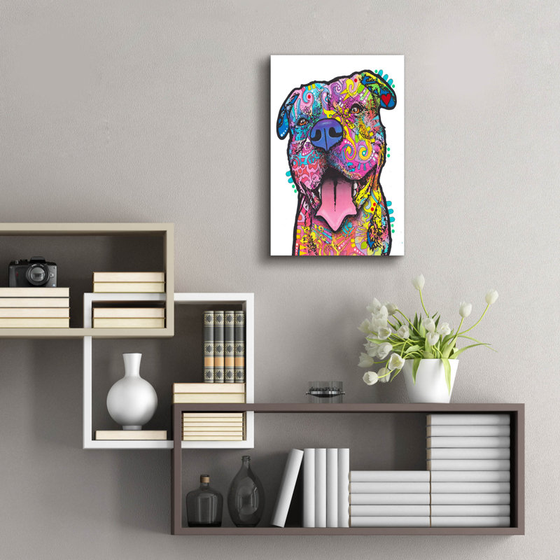  «Best Scritches I Ever Had» par Dean Russo, art mural en verre acrylique, 16 po x 24 po, H 24 po x l 16 po