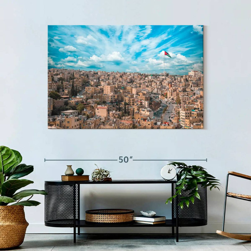 Rorry Amman Jordan Skyline, 32" H x 48" W