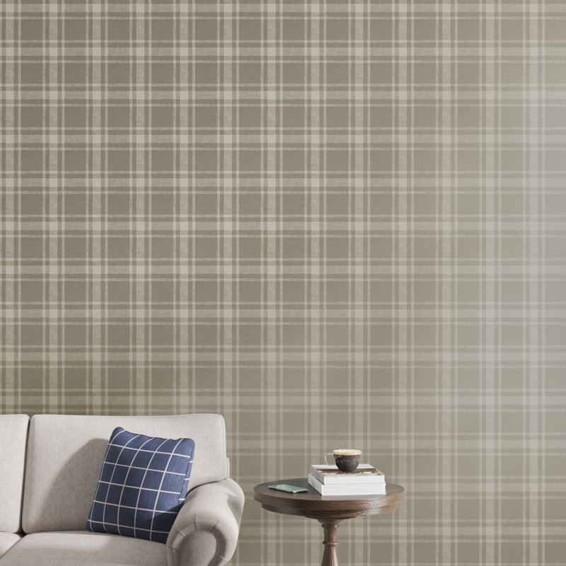 Haslet Checkered Roll, Taupe
