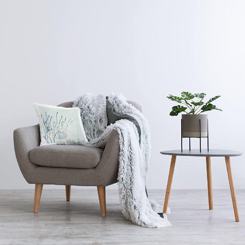 No Decorative Addition Reversible Throw Pillow