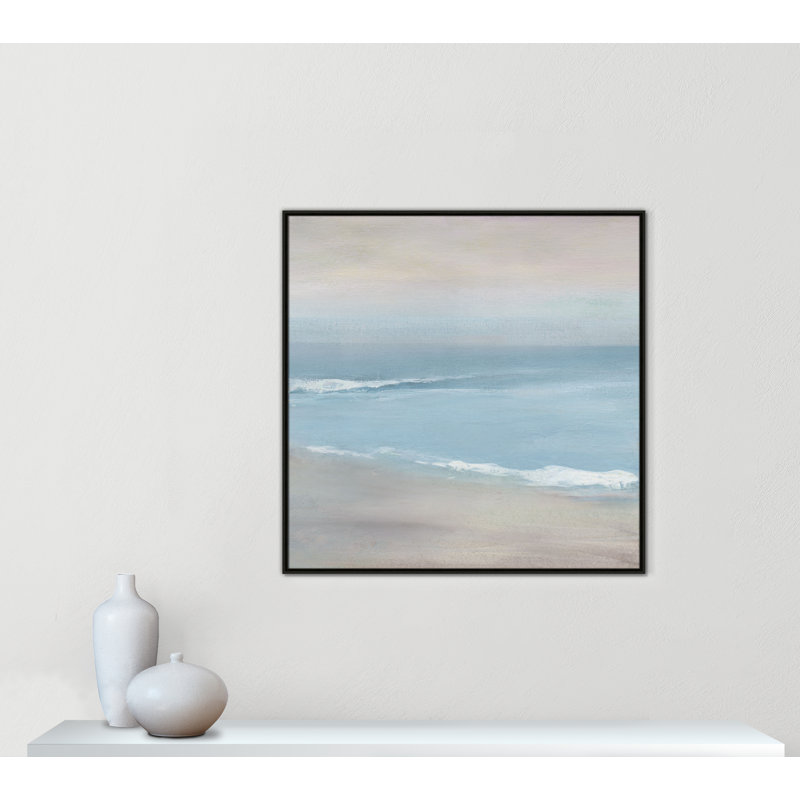 «Rose Reflections Print» par Carol Robinson, H 41,5 po x l 41,5 po, Flottant espresso