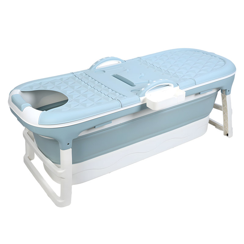 Portable Bathtub, 46 Inch Collapsible Bathtub, Freestanding Foldable Bathtub For Adults, Folding Tub For Shower, Hot Bath, Ice Bath
