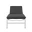 Ensemble de chaises longues inclinables 77 po avec coussins Hermon-1375000718