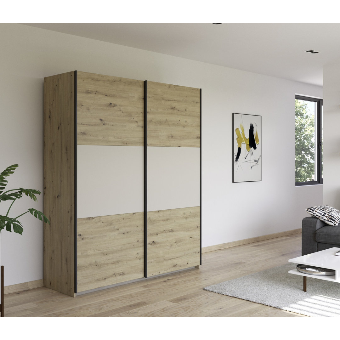 Neo 2 Door Manufactured Wood Wardrobe