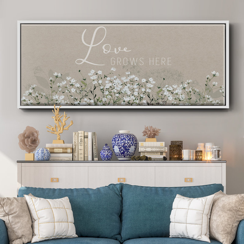 Bouquet of Love - Toile encadrée, H 24 po x l 60 po