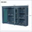 Armoire de salle de bain 47 "avec tablette ajustable et tablettes ouvertes - bleu