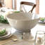 Bol décoratif en porcelaine blanche 14 "-1495032430