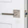 Viaggio Quadrato Linen Texture Rosette Single Dummy with Milano Lever