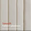 Lit à baldaquin capitonné à quatre colonnes avec cadre chromé et tête de lit capitonnée.-1892004323-1892004334