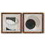 Moderniste Neutre III, ensemble de 2 reproductions d'art sur toile encadrées-1143163487-1143163486