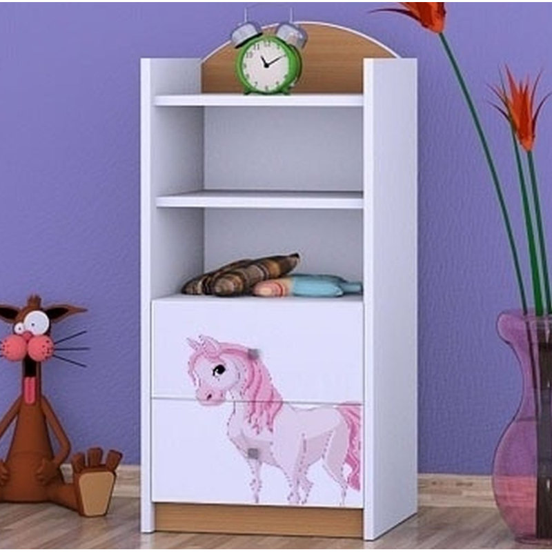 Karen 96cm H X 45cm W Animals Kids Cube, Natural