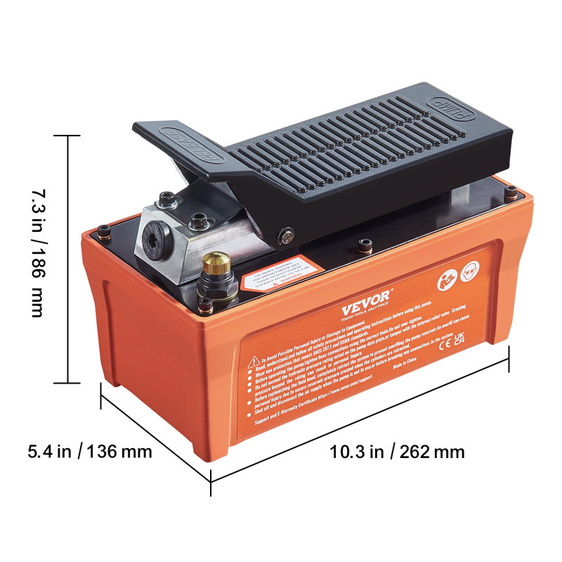 Pompe pneumatique à air, réservoir 10 000 PSI 1/2 Gal