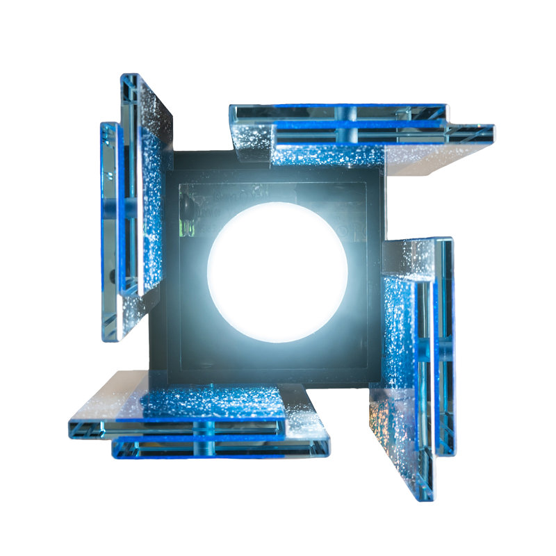 Shutter Meyda 1 - Light Pendant, Black, Blue