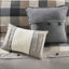 7 édredon à chevrons pour très grand lit, couleur neutre, motif écossais Buffalo, rembourrage, comprend édredon, taies décoratives, coussins décoratifs, jupe de lit, très grand lavable à la machine, 7, abat-jour, thème,
