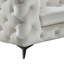 Canapé modulaire en tissu beige avec 4 coussins