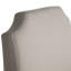 Chaise d'appoint en tissu Edmund beige ivoire
