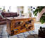 Oxford Solid Wood Block Coffee Table with Storage-90615101-90615102