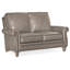 Reddish Leather Loveseat-161546518-161546608-161546612