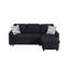 Canapé-lit modulaire en L 83,6 po avec méridienne de rangement et coussins décoratifs 83,6 po-403115795