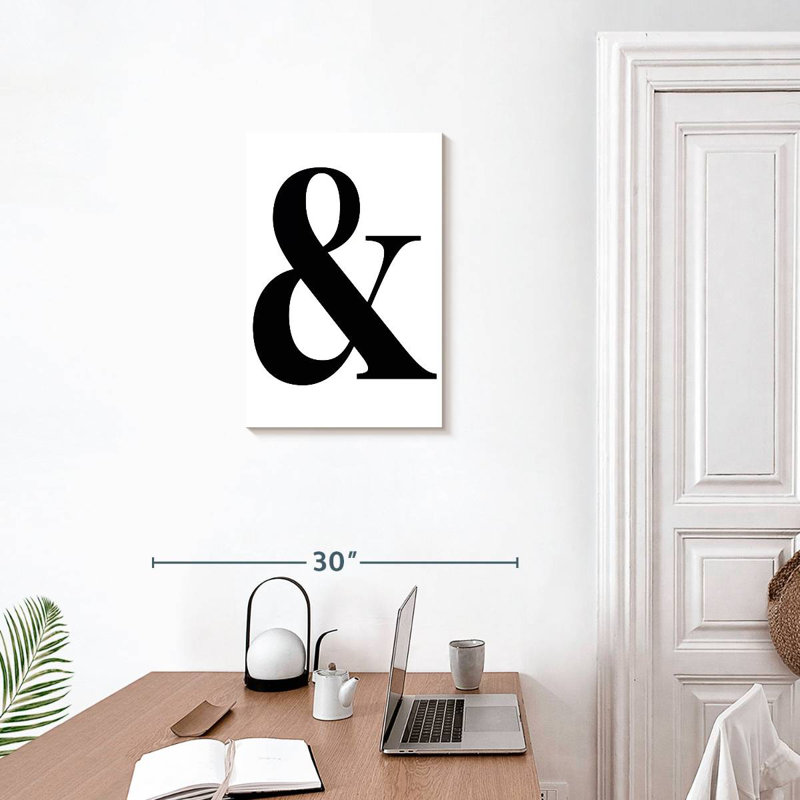 Esperluette Tergel Minimalist, H 24 po x l 16 po