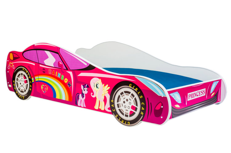 Children's bed auto PINK