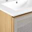 Calla 24" Perforated Metal Bathroom Vanity-95616639-95616640