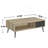 1-Drawer Engineered Wood Coffee Table, Distressed Pine