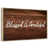 Floating Frame Natural Wood