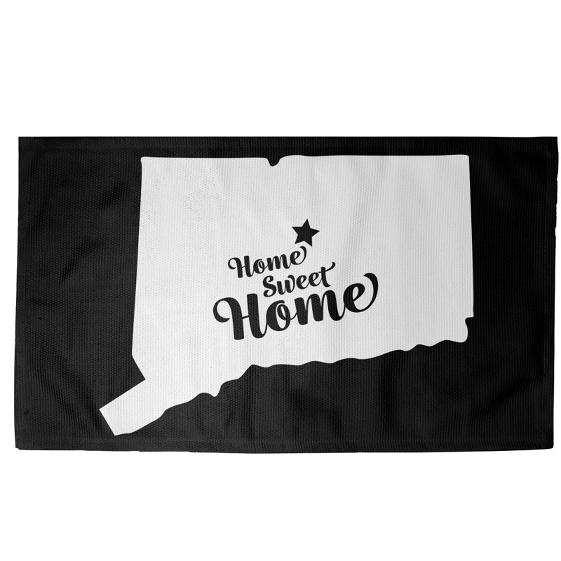 Tapis de zone noire hartford home, Rectangle 2 pi x 3 pi, Oui