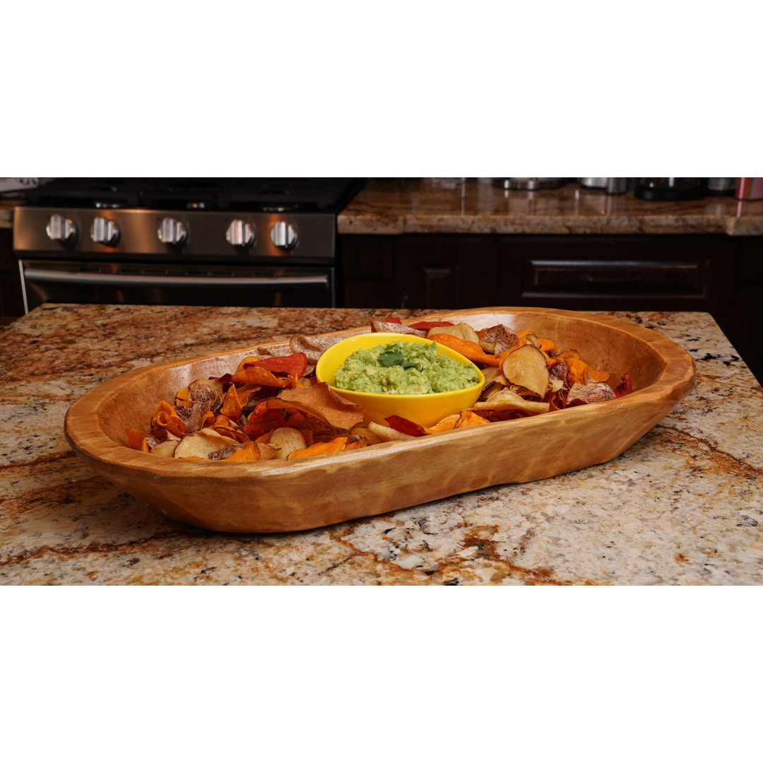 Lefler Handmade Wood Decorative Bowl 1 Millwood Pines