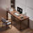 Rectangular Solid Wood with 2 drawers desk-1695618773