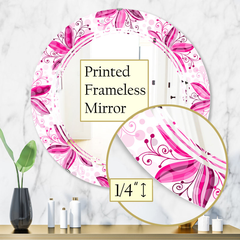 Miroir mural Whirl, H 31,5 po x l po