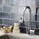 FlowCurve 1.5 in Centerset Touch Free Sensor Kitchen Faucet without Deckplate in Polished Chrome