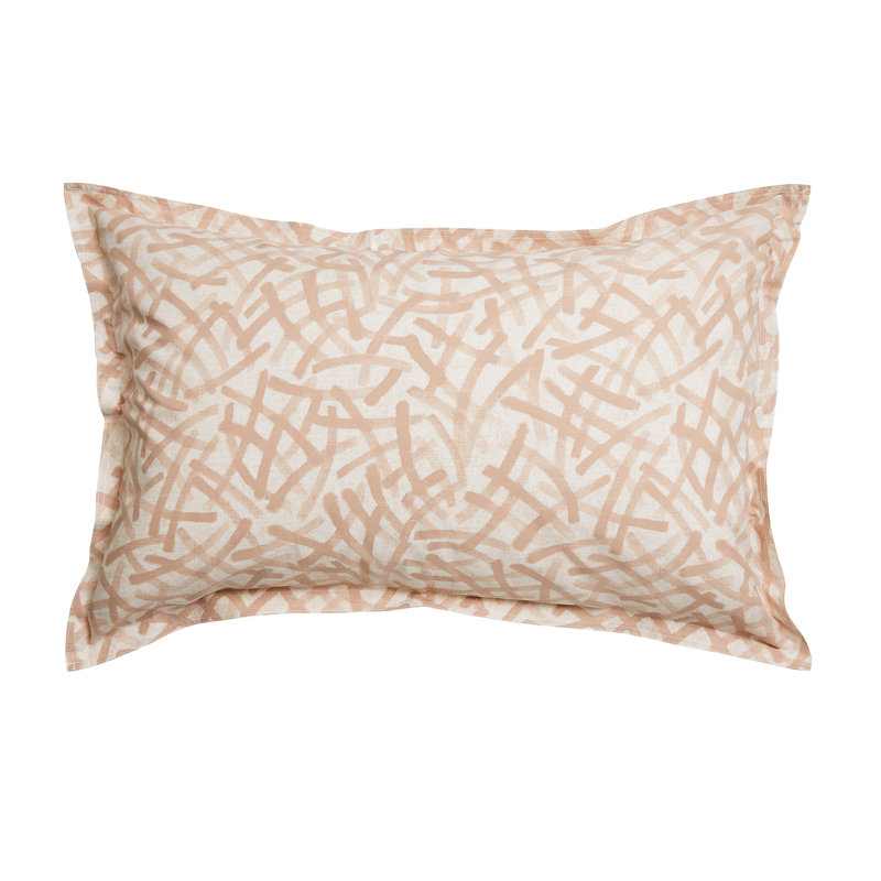 Oonagh Cotton Abstract Duvet Cover Set, Single Duvet Cover + 1 Pillowcase