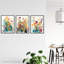 Wildflowers Colourful Floral Artworks Flower - 3 Piece No Frame Print Set-1037331839