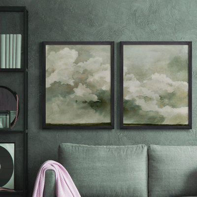 " Coming Rain I " 2 - Pieces