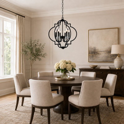 Lustre en cristal 6 lumières Jakayla