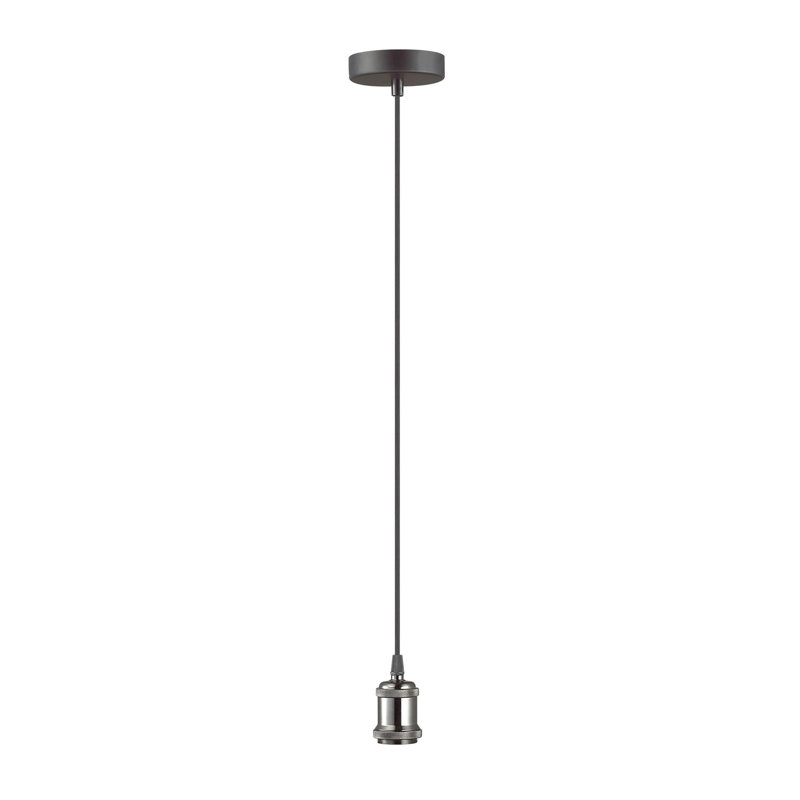 Capron 1 - Light Single Pendant, Gun Metal/Black