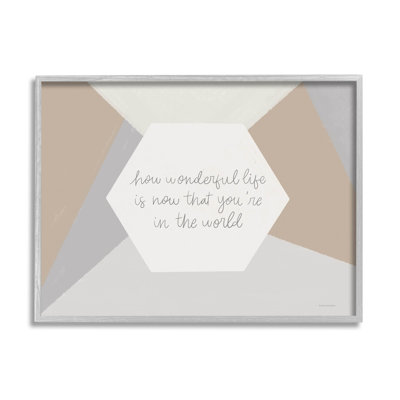 " How Wonderful Life Is Nursery " by Lady Louise Designs