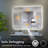 Chrisna LED Backlit Frameless Lighted Bathroom Vanity Mirror Wall Mirror 3 Color Adjust Dimmable Anti Fog-1830619568
