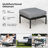 Arlend 6 Piece Sofa Seating Group With Ottoman And Removable Olefin Cushions