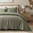 Scallop Edge 100% Cotton Quilt Set-124836121-116732105