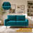 Dotson 58" Velvet Round Arm Sofa Loveseat-1233094834
