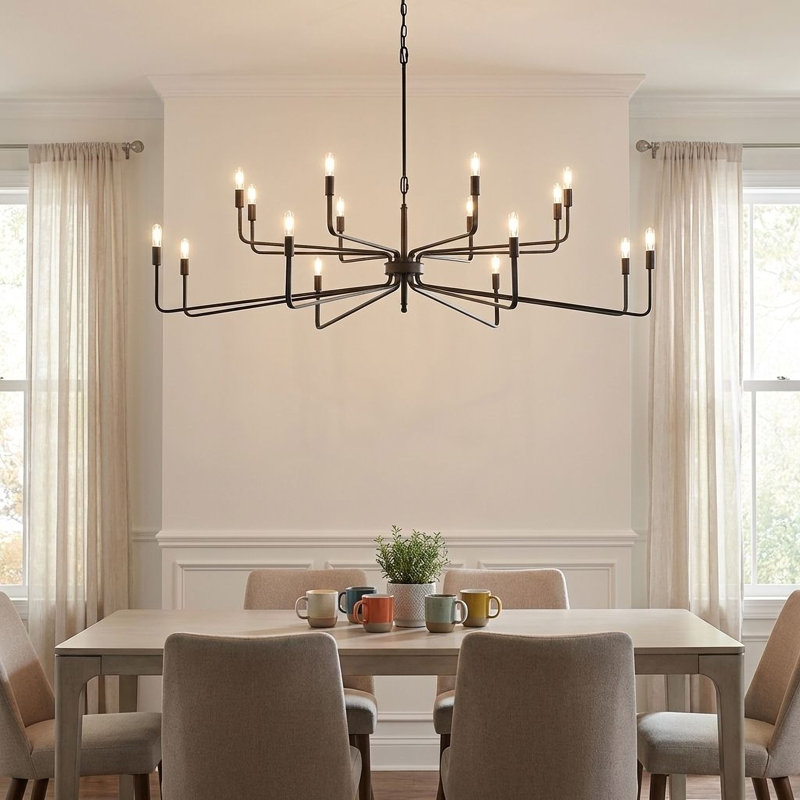 Anacelia 16-Light Tiered Candle Style Chandelier