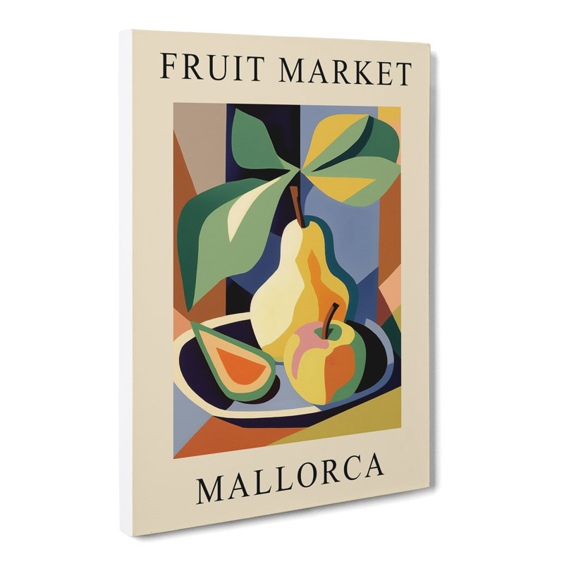 Pear Mallorca Fruit Market - Wrapped Canvas, 76cm H x 50cm W x 3cm D