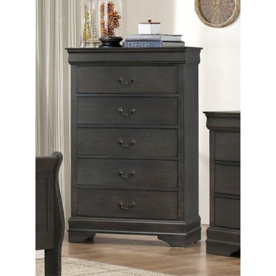 Nicosia Wooden 5 Drawer Chest