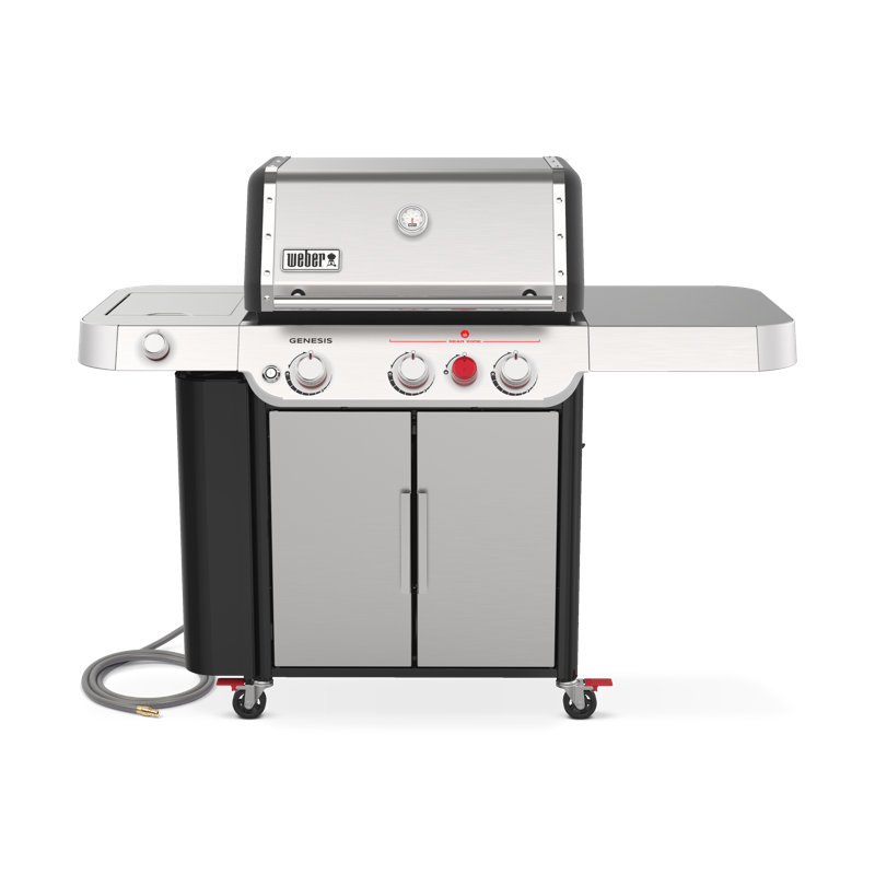 Weber Genesis EPX-335 3-Burner Natural Gas Grill	, Stainless Steel