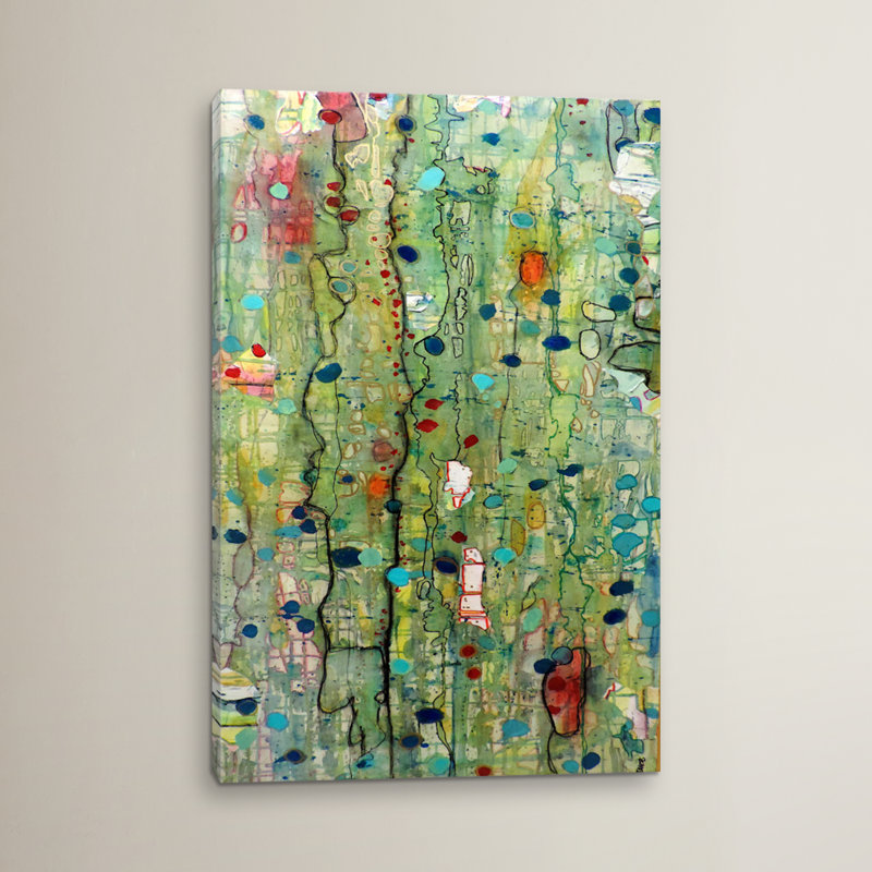 « In Vitro » par Sylvie Demers, peinture d’impression sur toile enveloppé, 12" H x 8" L x 0.75" D