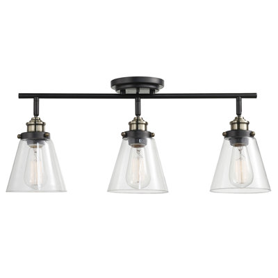 Jackson 24.5'' 3 -Light Fixed Track Track Kit with Dimmable and Adjustable Head