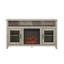 Unfinished TV Stand for TVs up to 65" with Fireplace Included-948067334